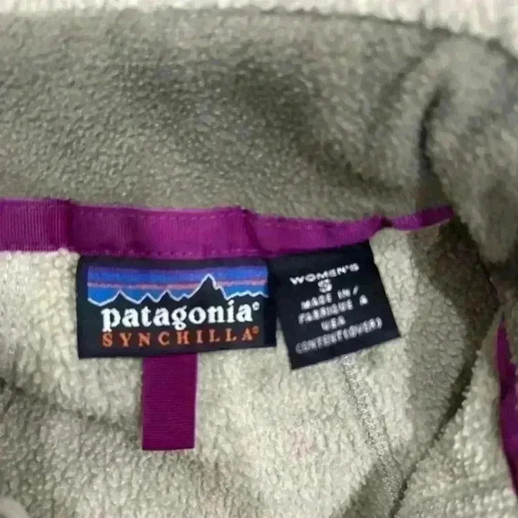Patagonia Synchilla Womens Size Small zip up Gray jacket - Picture 2 of 8